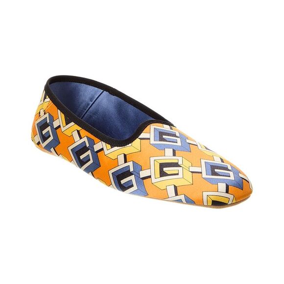 Gucci Satin Slipper, Yellow - Picture 1 of 5